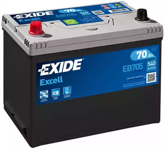 Стартерная аккумуляторная батарея EXIDE EB705